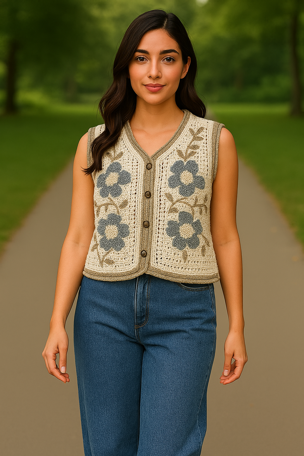 Whisper Garden Crochet Top