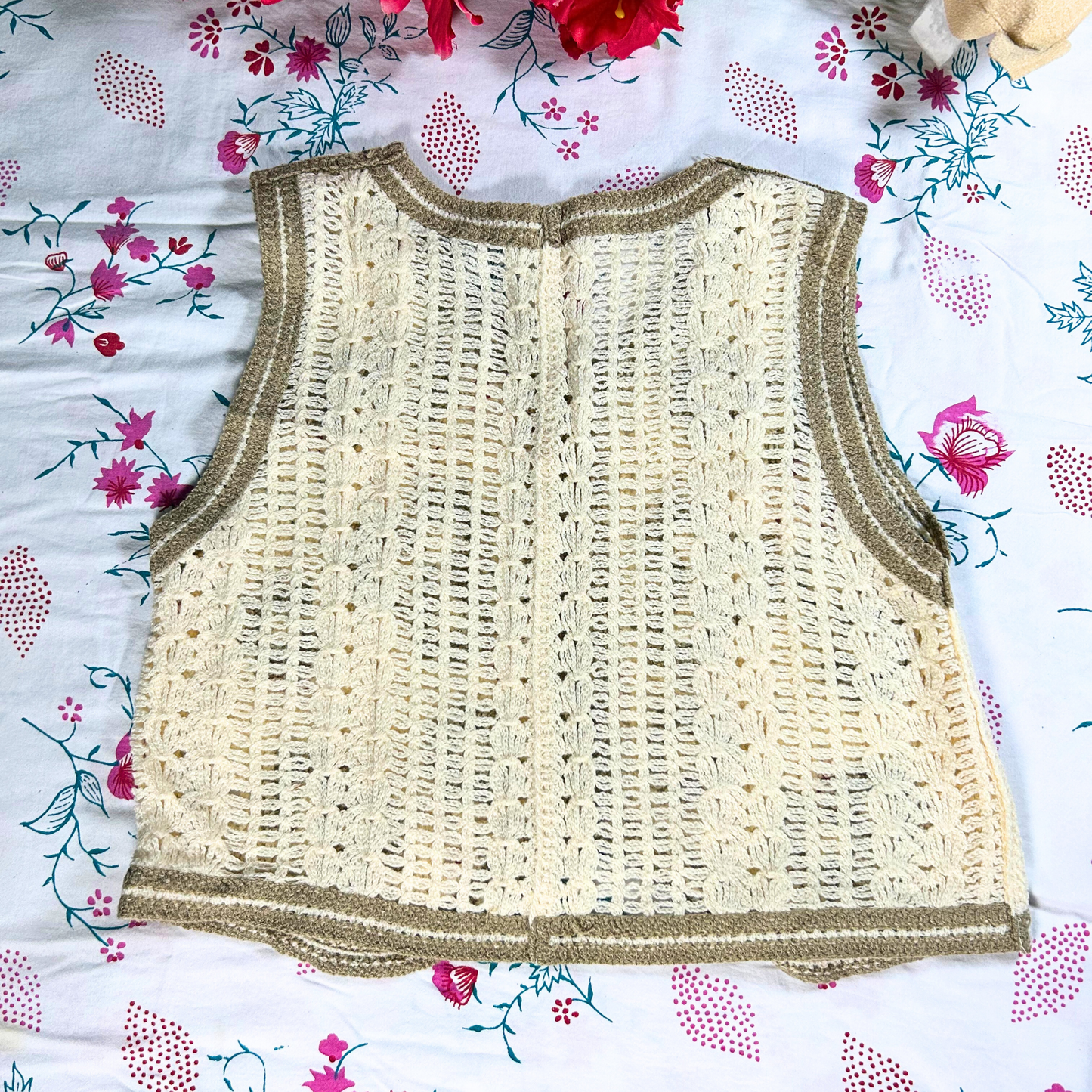 Vintage Whimsy Crochet Top