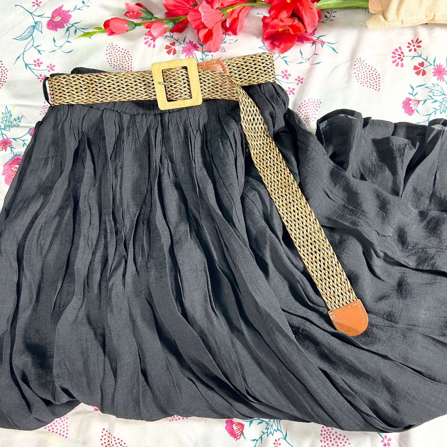 Twirl Tale Cotton Maxi Skirt