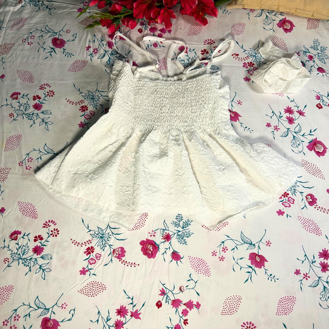 Vanilla Whip Embroidered Peplum Top