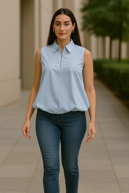 Sky Rush Half-Zip Shirt Top