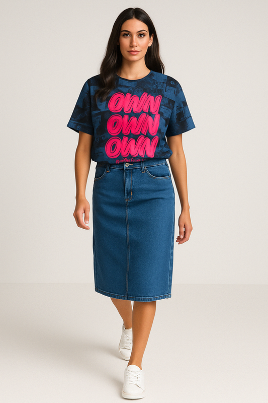 Urban Rush Mesh Graphic Top