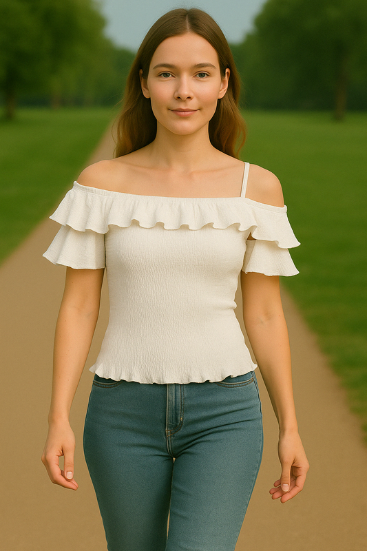 Whipped Cream Ruffle Popcorn Top