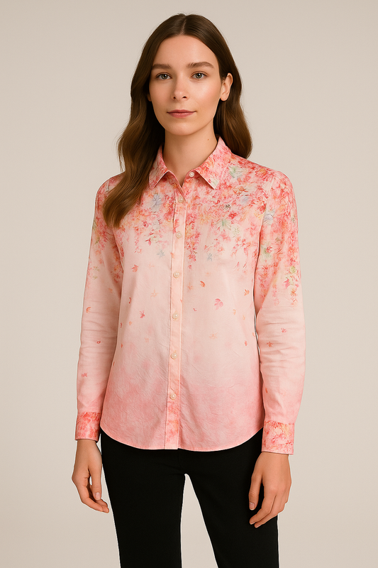 Petal Haze Organza Shirt