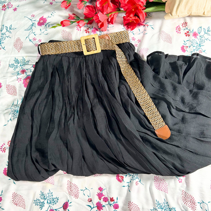 Twirl Tale Cotton Maxi Skirt