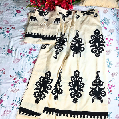 Midnight Sketch Printed Co-ord set